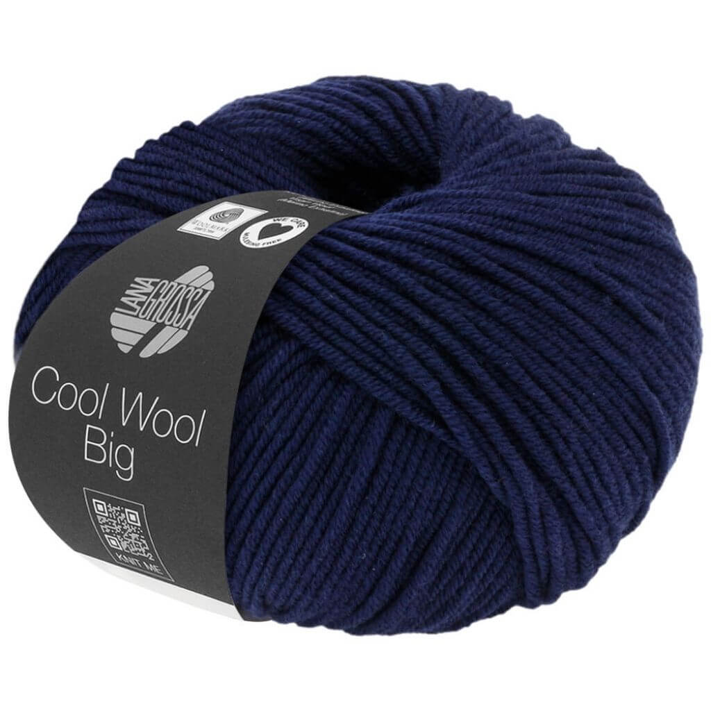Lana Grossa 630 - Nachtblau Lana Grossa Cool Wool Big 50g Lieblingsgarn