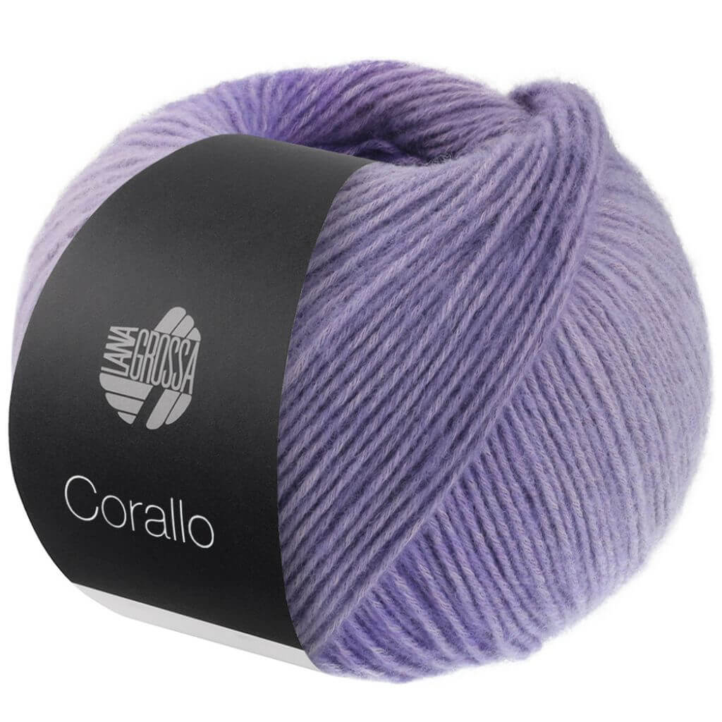 Lana Grossa 8 - Flieder/Lavendel/ Graulila Lana Grossa Corallo 100g Lieblingsgarn
