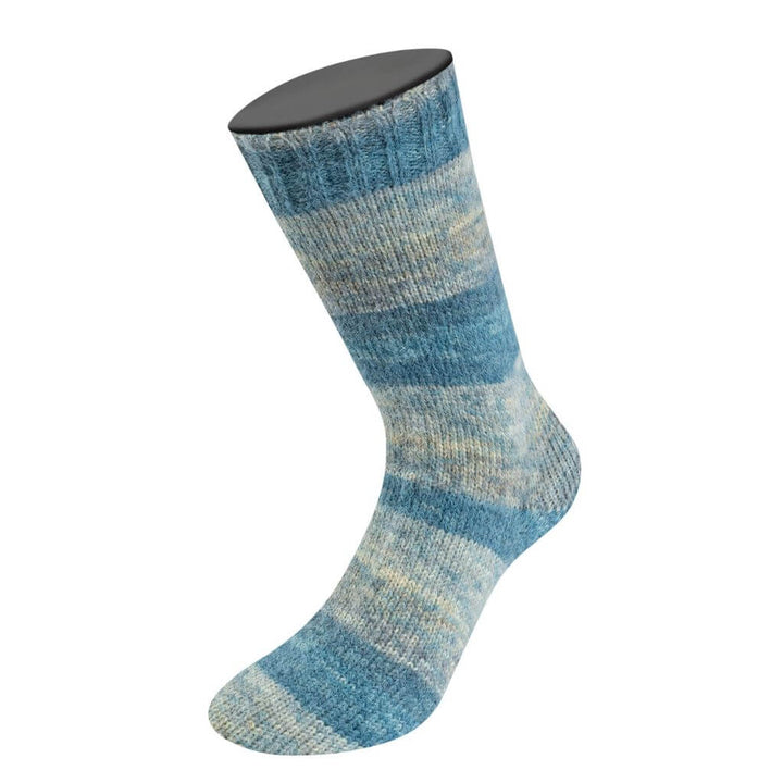 Lana Grossa 256 - Mittel-/Dunkel-/Blaugrau/Grege/Taupe/Graubraun Lana Grossa Cosy Socks Dream Lieblingsgarn