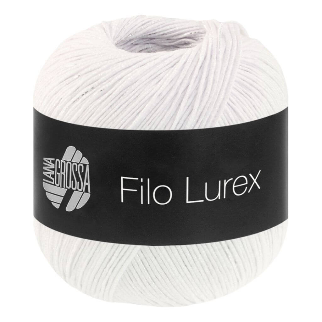 Lana Grossa 1 - Weiß Lana Grossa Filo Lurex Lieblingsgarn