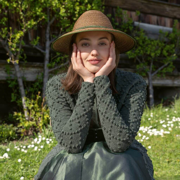 Lana Grossa Pattern Jacke Noppenrautenmuster Strickanlektung - Lana Grossa (Heft) Lieblingsgarn