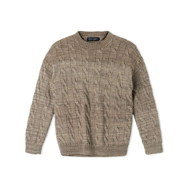 Kinderpullover mit Zopfmuster Strickanleitung - Lana Grossa (Heft)