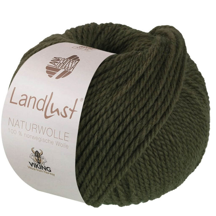 Lana Grossa 3 - Olivgrün Lana Grossa Landlust Naturwolle Lieblingsgarn