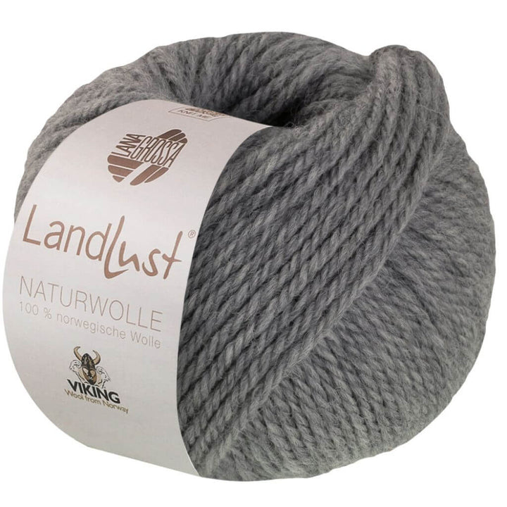 Lana Grossa 9 - Grau Lana Grossa Landlust Naturwolle Lieblingsgarn