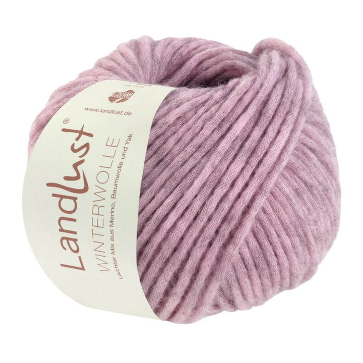 Lana Grossa Landlust Winterwolle 50 g 28 - Rosa Meliert Lieblingsgarn