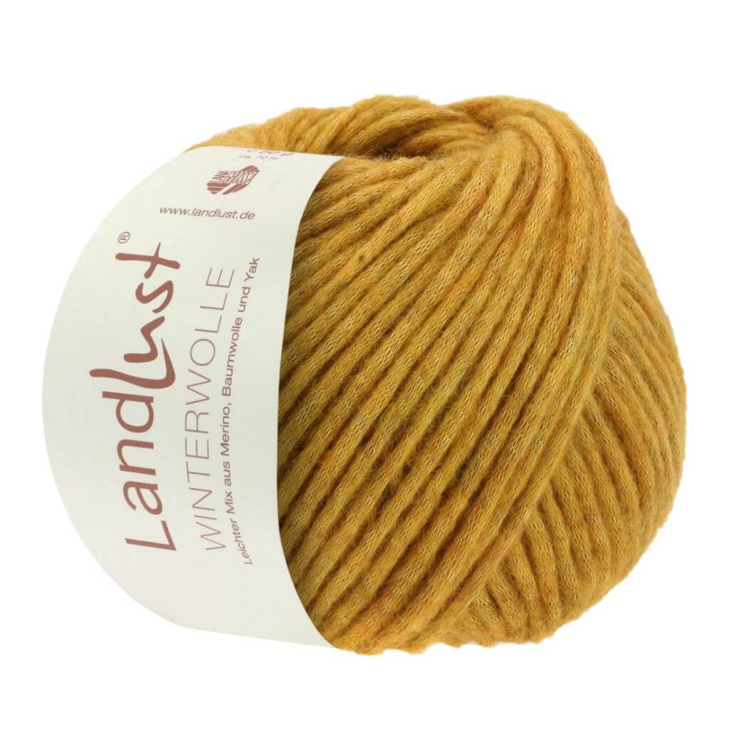 Lana Grossa 2 - Honiggelb Meliert Lana Grossa Landlust Winterwolle 50 g Lieblingsgarn