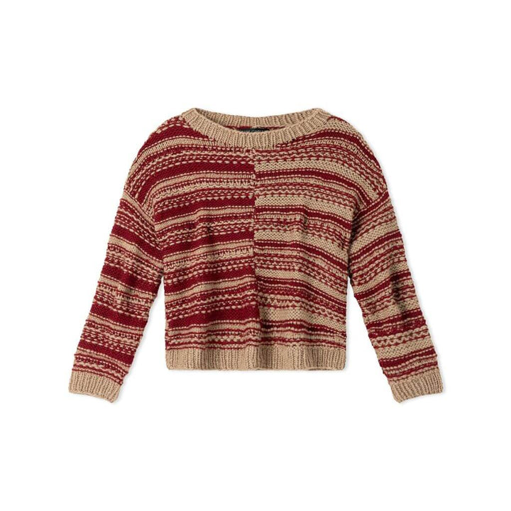 Lana Grossa Kinderpullover mit gespiegeltem Streifenmuster Strickanleitung – Bild 2 von 5 bei Lieblingsgarn