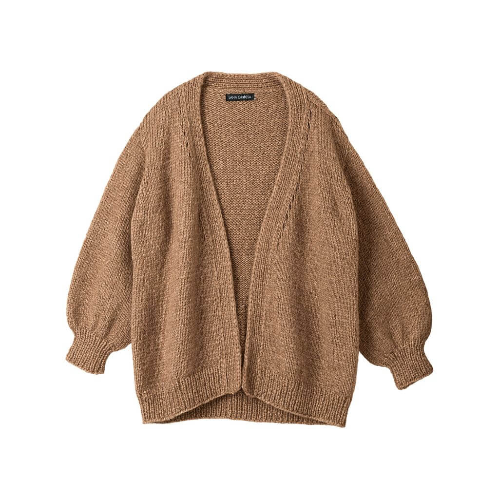 Oversize Cardigan Top-Down Strickanleitung - Lana Grossa (Heft)