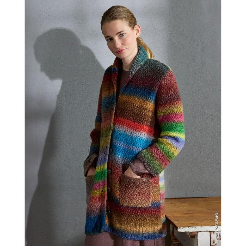 Schalkragen-Longjacke Strickanleitung - Lana Grossa (Heft)