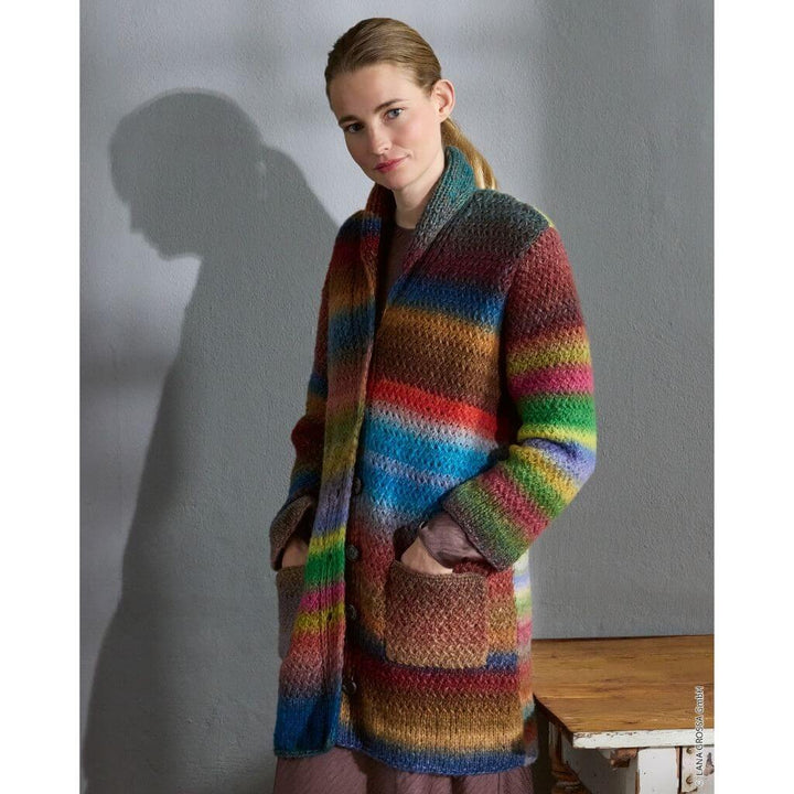 Schalkragen-Longjacke Strickanleitung - Lana Grossa (Heft)