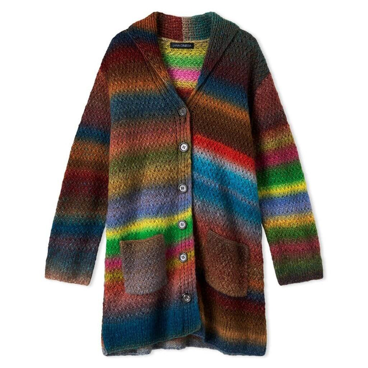Schalkragen-Longjacke Strickanleitung - Lana Grossa (Heft)