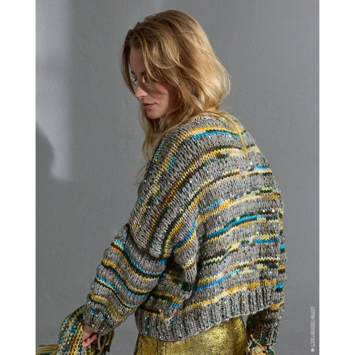 Streifenpullover Musterwechsel Strickanleitung - Lana Grossa (Heft)