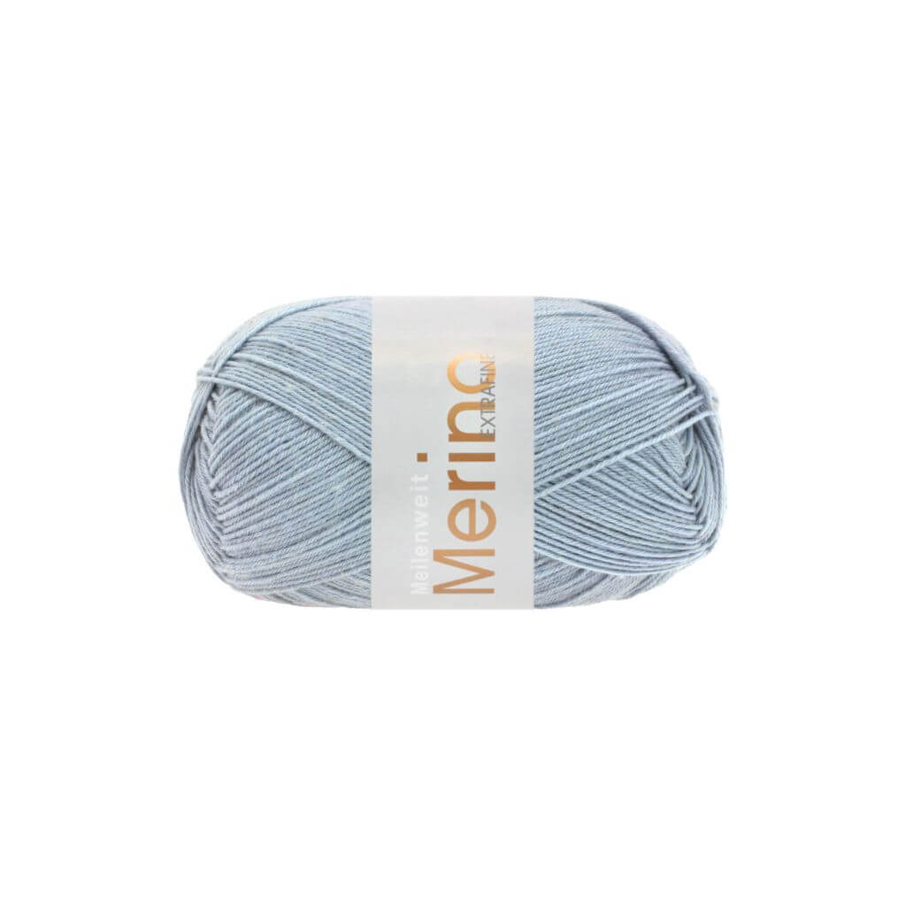 Lana Grossa 2420 - Graublau Lana Grossa Meilenweit 100 Merino extrafine Lieblingsgarn