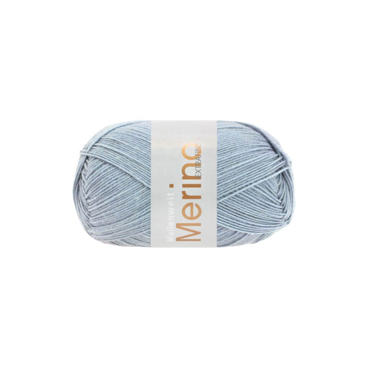 Lana Grossa 2420 - Graublau Lana Grossa Meilenweit 100 Merino extrafine Lieblingsgarn