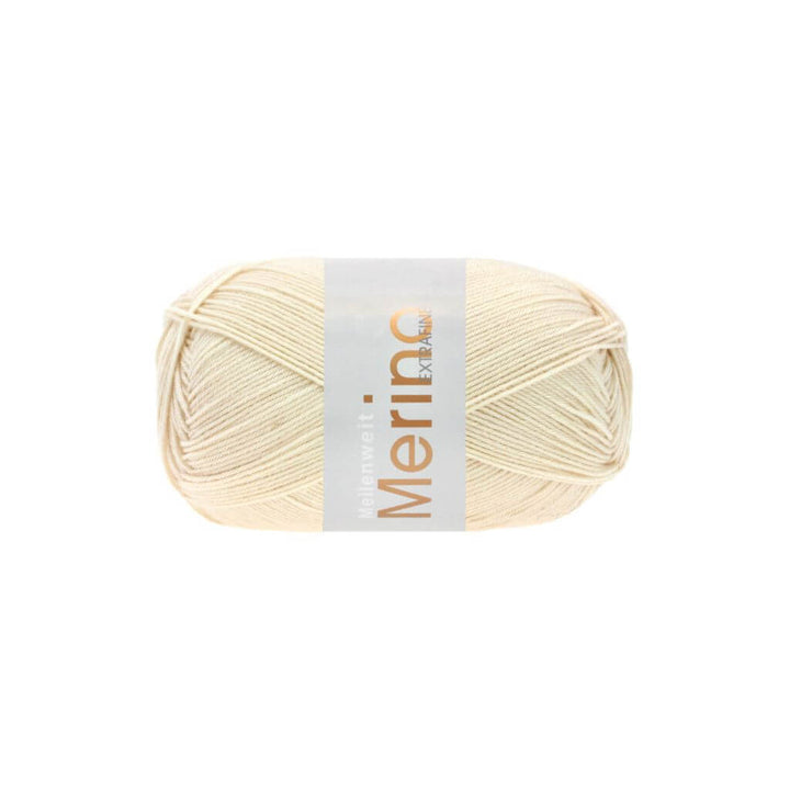 Lana Grossa 2425 - Hellbeige Lana Grossa Meilenweit 100 Merino extrafine Lieblingsgarn