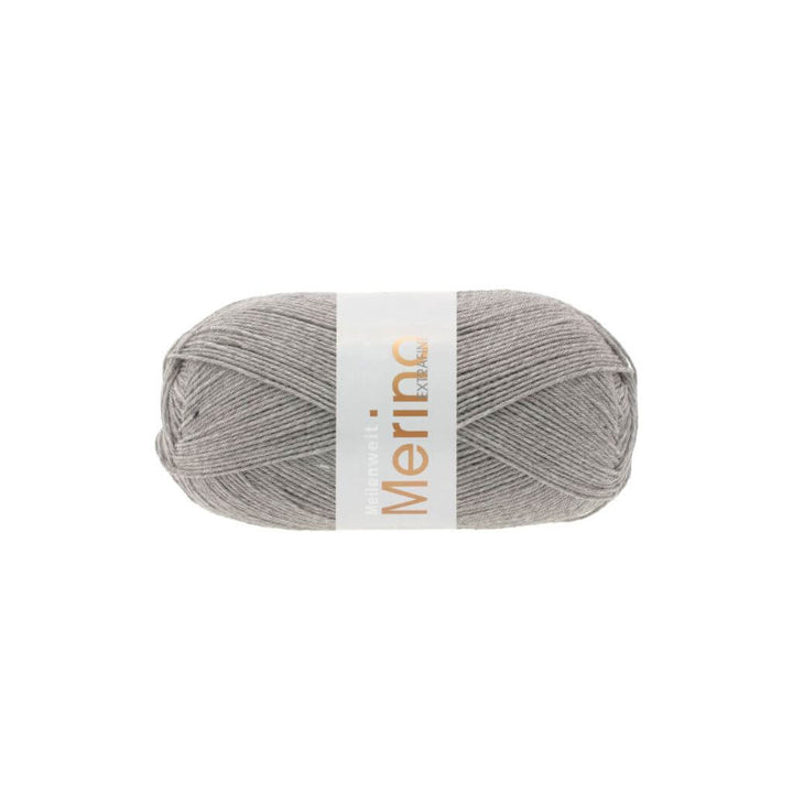 Lana Grossa 2404 - Grau meliert Lana Grossa Meilenweit 100 Merino extrafine Lieblingsgarn