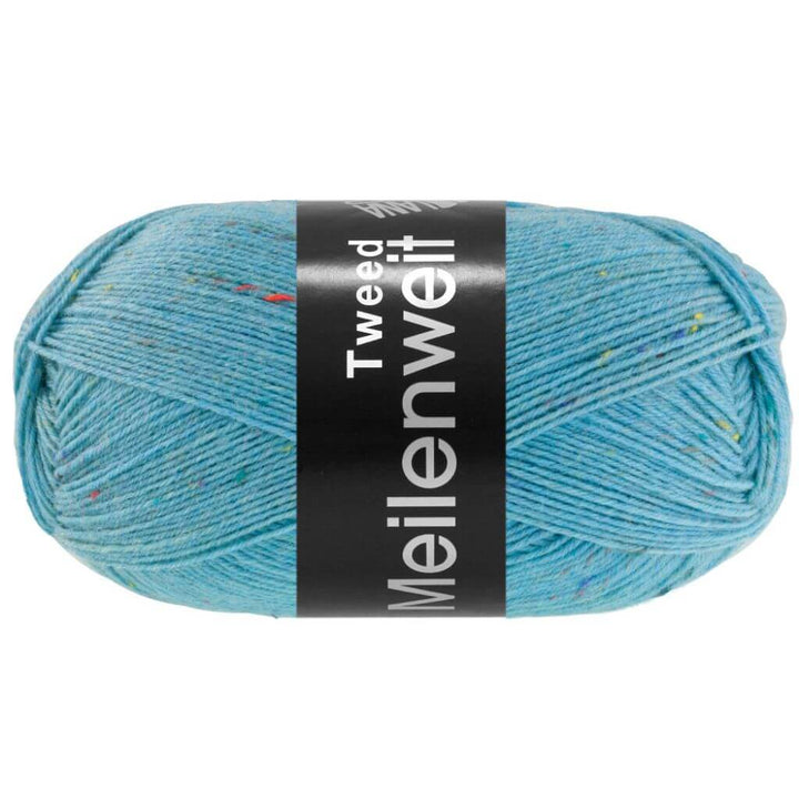 Lana Grossa 181 - Hellpetrol Lana Grossa Meilenweit 100 Tweed Lieblingsgarn