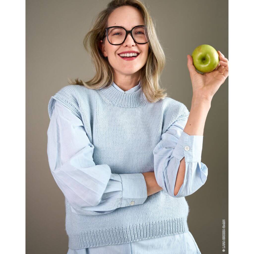 Feinstrick Pullover mit Rundhals Strickanleitung - Lana Grossa (Heft)