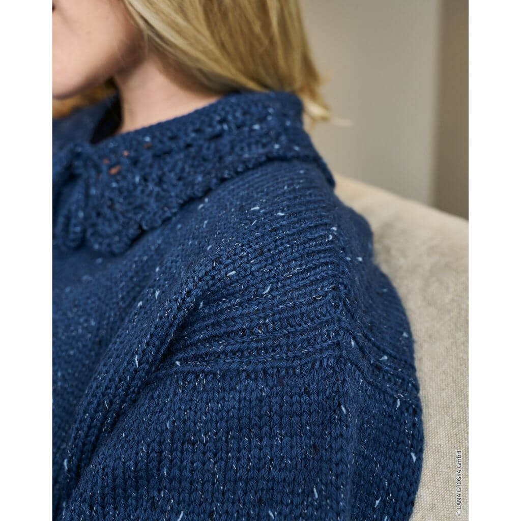 Raglanpullover mit Stehkragen Strickanleitung - Lana Grossa (Heft)