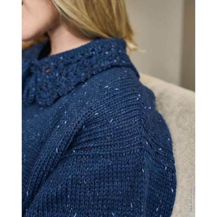 Raglanpullover mit Stehkragen Strickanleitung - Lana Grossa (Heft)