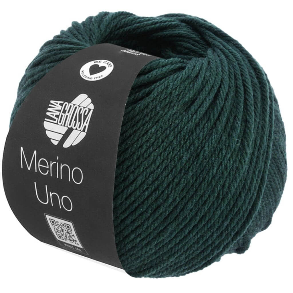 Lana Grossa 85 - Tiefseegrün Lana Grossa Merino Uno 50 g Lieblingsgarn
