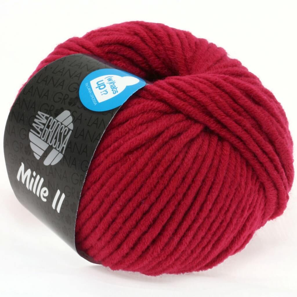 Lana Grossa Mille II - 009 - Weinrot