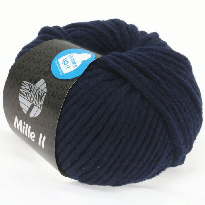 Lana Grossa 012 - Nachtblau Lana Grossa Mille II 50g Lieblingsgarn