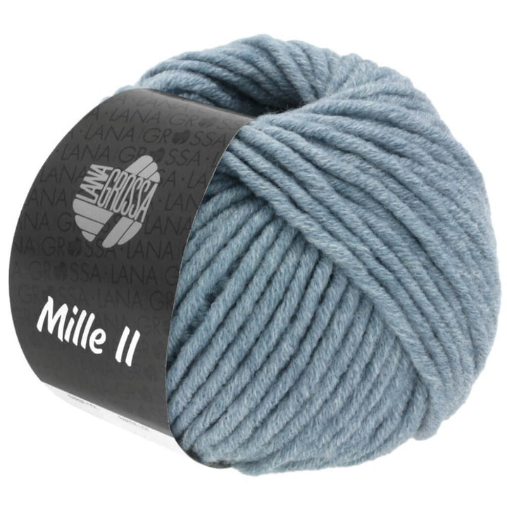 Lana Grossa 123 - Rauchblau Lana Grossa Mille II 50g Lieblingsgarn