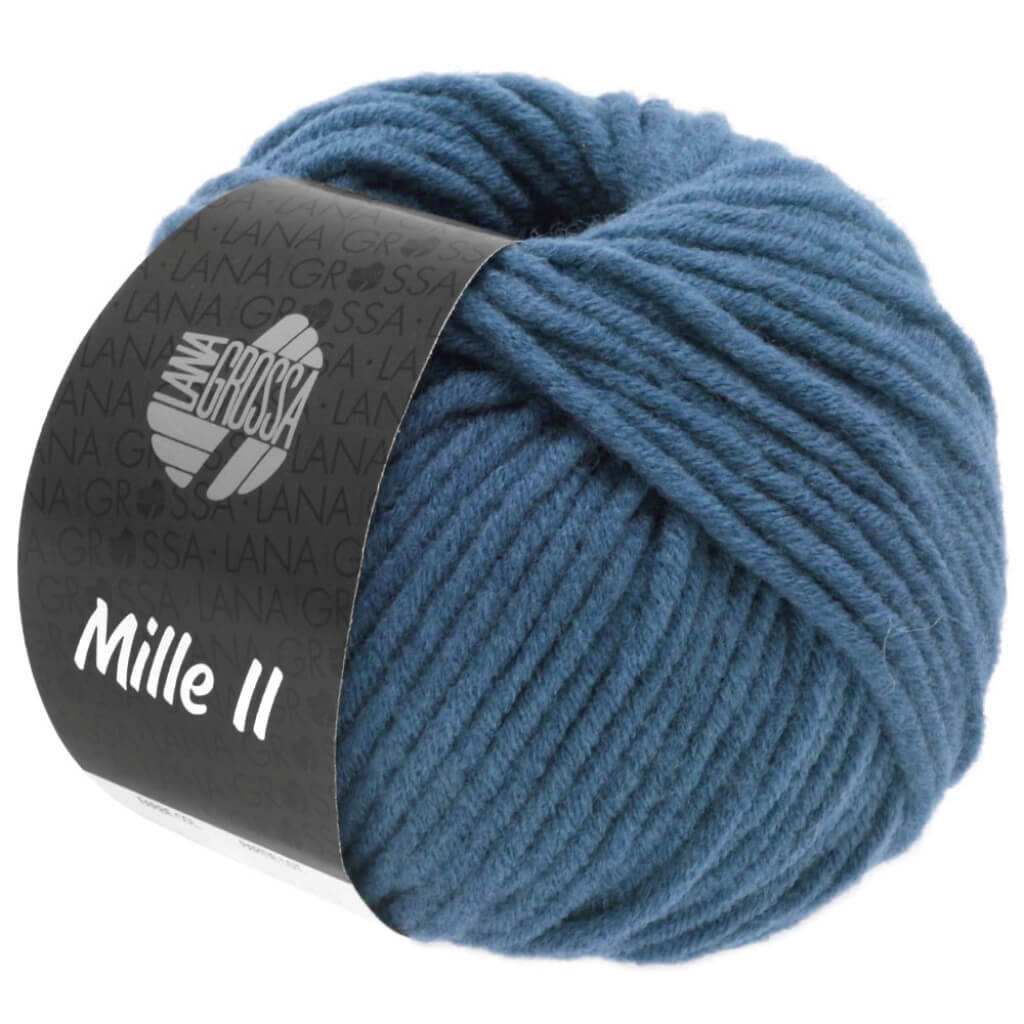 Lana Grossa 124 - Taubenblau Lana Grossa Mille II 50g Lieblingsgarn