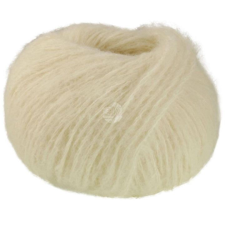 Lana Grossa 9 - Rohweiß Lana Grossa Mohair Di Gio Lieblingsgarn