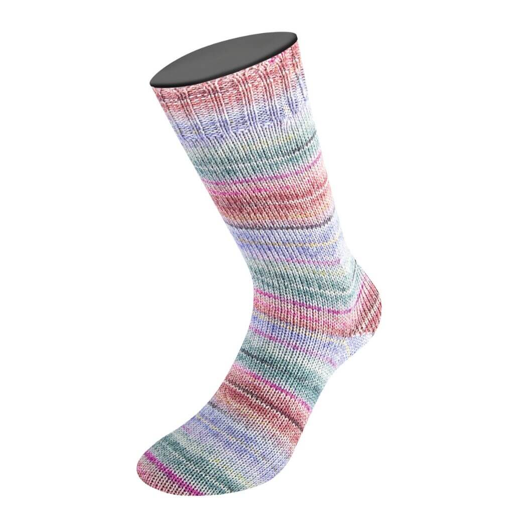 Lana Grossa 4125 - Altrosa/Rosenholz/Pink/Grau-/Dunkel-/Kiwigrün/ Lila/Lavendel/Grau/Anthrazit Lana Grossa Meilenweit 100 Merino Extrafine Cremoso Lieblingsgarn