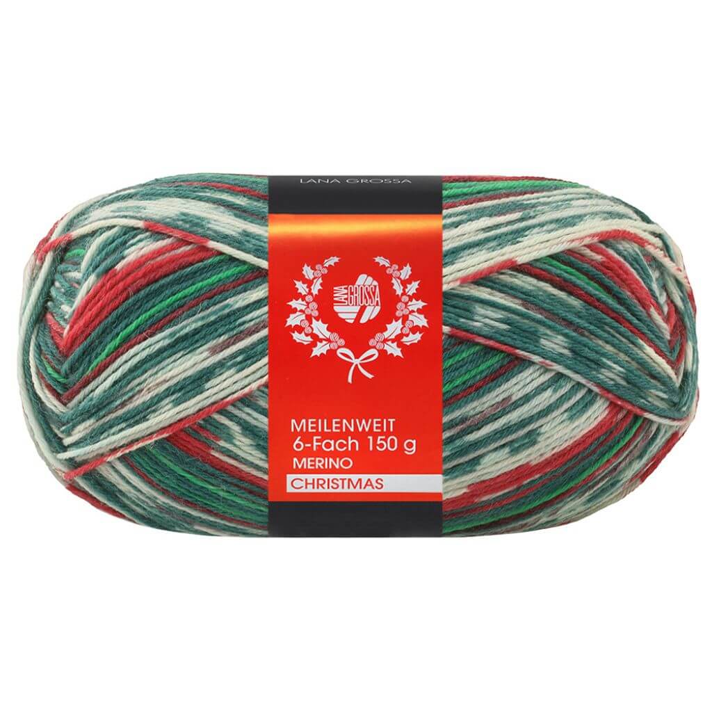 Lana Grossa Lana Grossa Meilenweit 6-fach Merino Christmas Lieblingsgarn