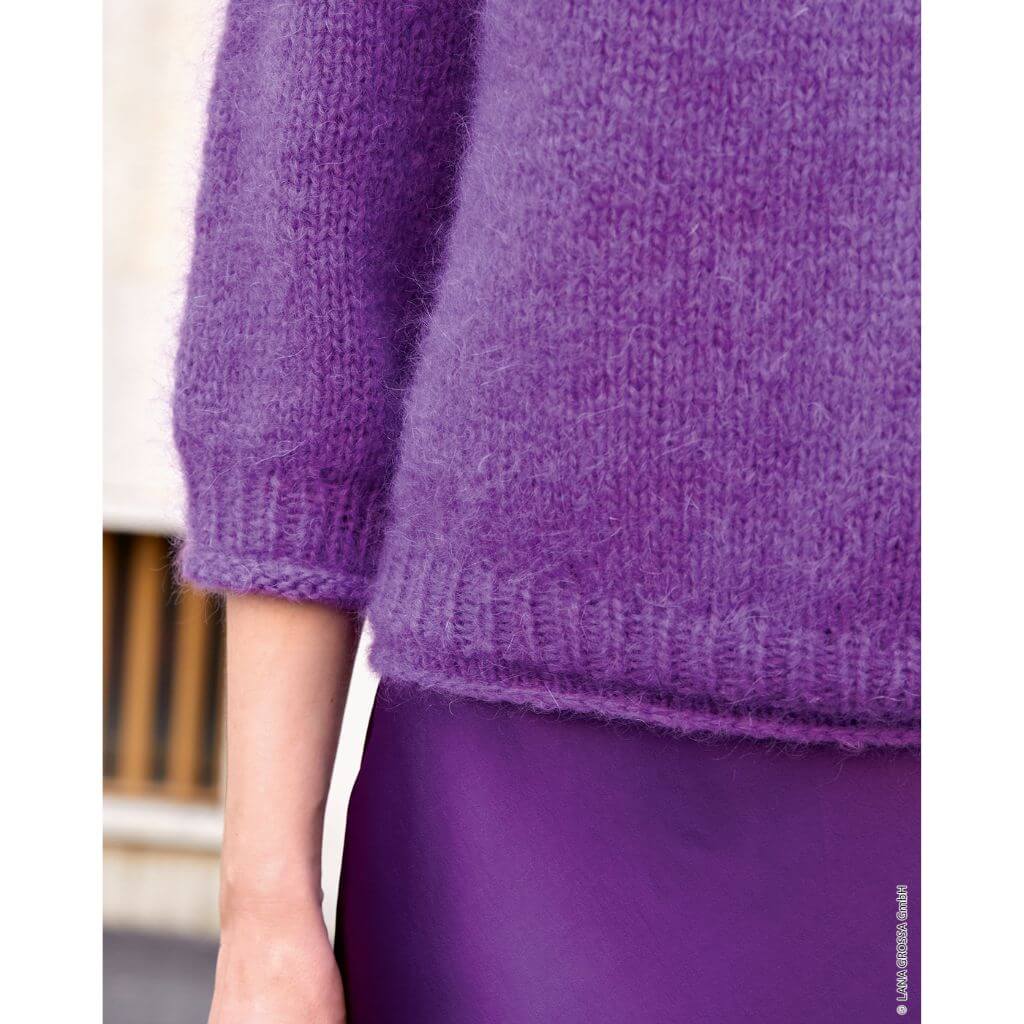 Pullover mit Rundpasse Top Down Strickanleitung - Lana Grossa (Heft)
