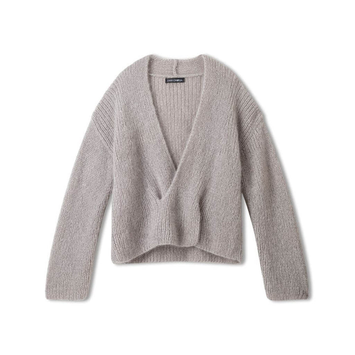 Pullover mit Wickeloptik Strickanleitung - Lana Grossa (Heft)