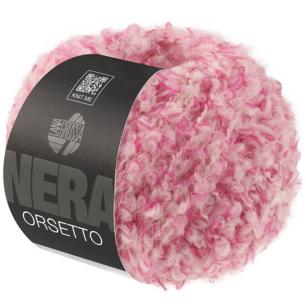 Lana Grossa 101 - Pink/Rohweiß Lana Grossa Orsetto Lieblingsgarn