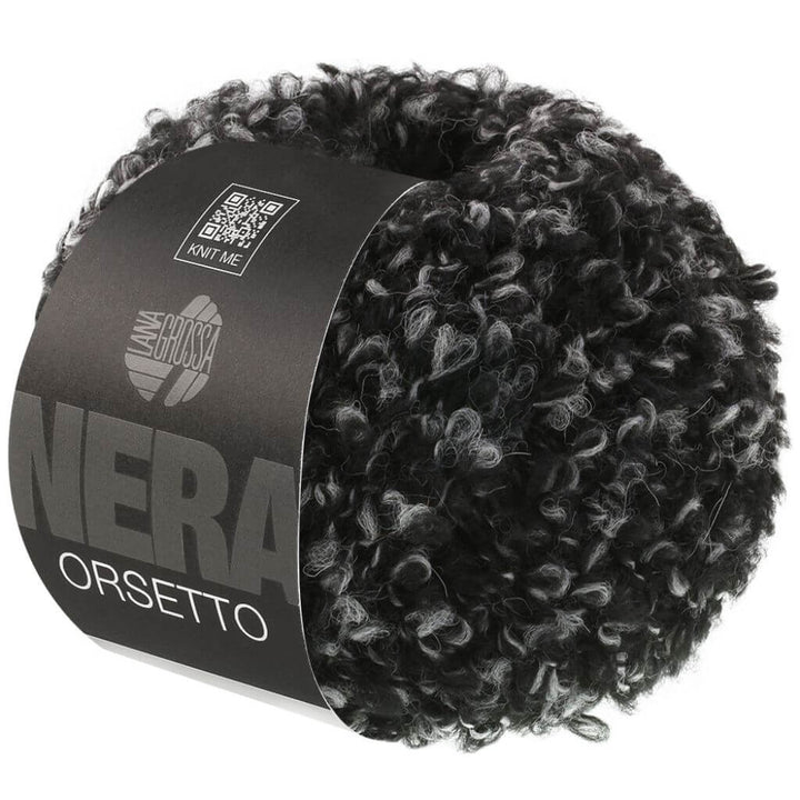 Lana Grossa 106 - Schwarz/Grau Lana Grossa Orsetto Lieblingsgarn
