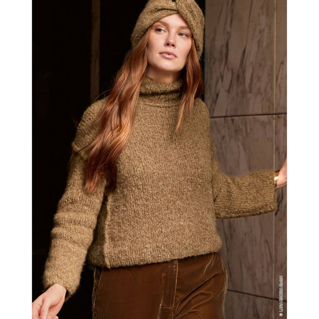 Lana Grossa Pattern Rollkragnepullover Strickanleitung - Lana Grossa (Heft) Lieblingsgarn