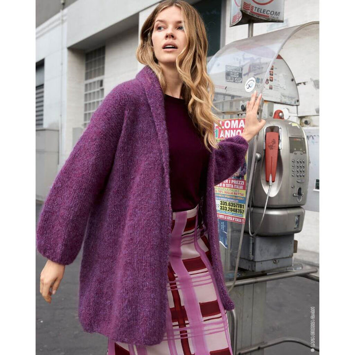 Schalkragen-Cardigan Strickanleitung - Lana Grossa (Heft)