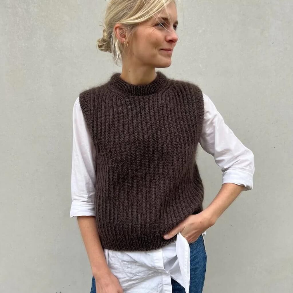 PetiteKnit Pattern Pullunder September Slipover Strickanleitung - PetiteKnit (Heft) Lieblingsgarn