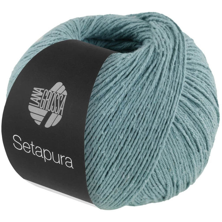 Lana Grossa 13 - Minttürkis Lana Grossa Setapura 50g Lieblingsgarn