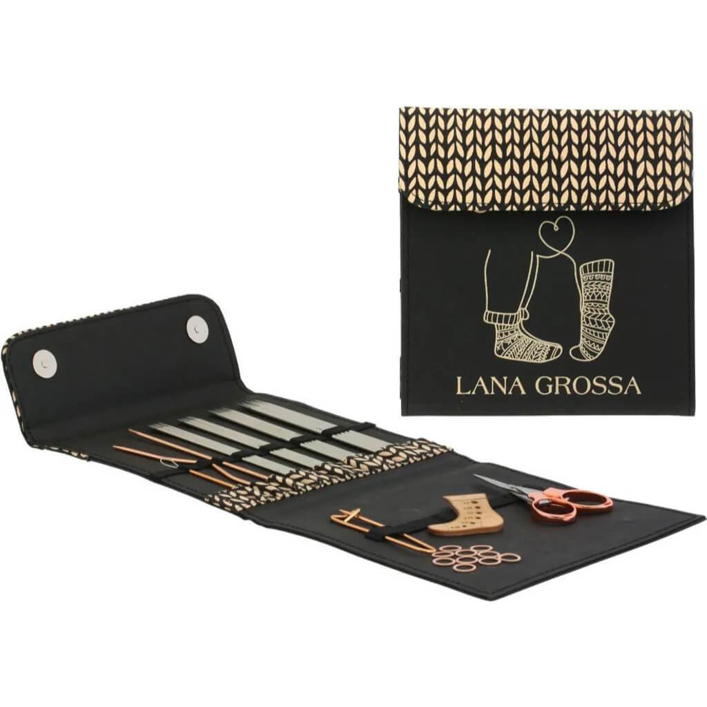 Lana Grossa Lana Grossa Sockennadel-Set Deluxe Edelstahl Lieblingsgarn