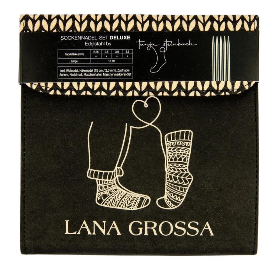 Lana Grossa Sockennadel-Set Deluxe Edelstahl bei bei bei bei bei bei bei bei bei bei bei bei Lieblingsgarn