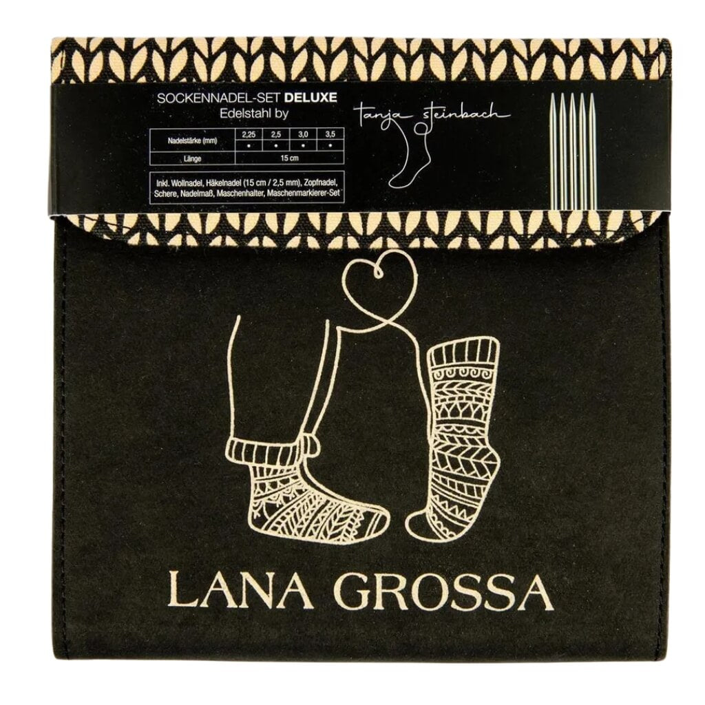 Lana Grossa Lana Grossa Sockennadel-Set Deluxe Edelstahl Lieblingsgarn