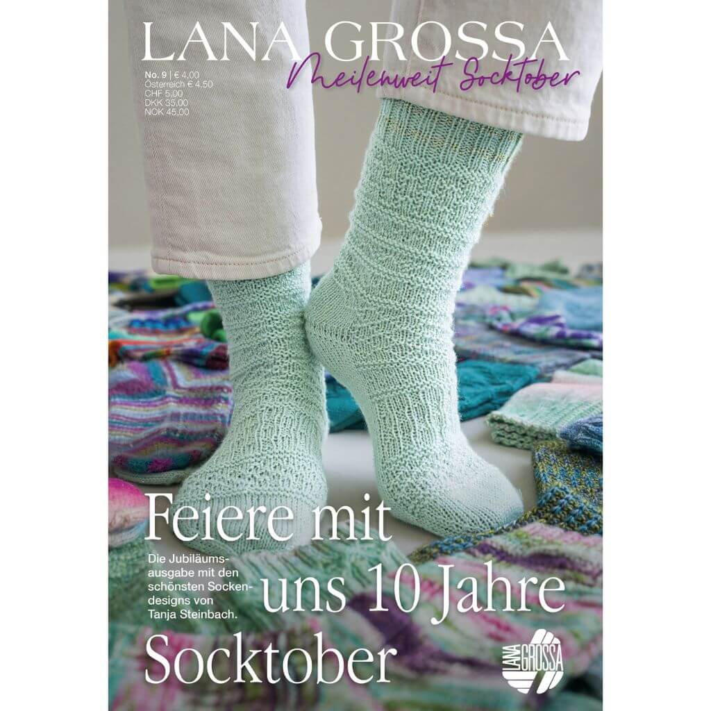 Lana Grossa Heft - Meilenweit Soctober Nr. 9