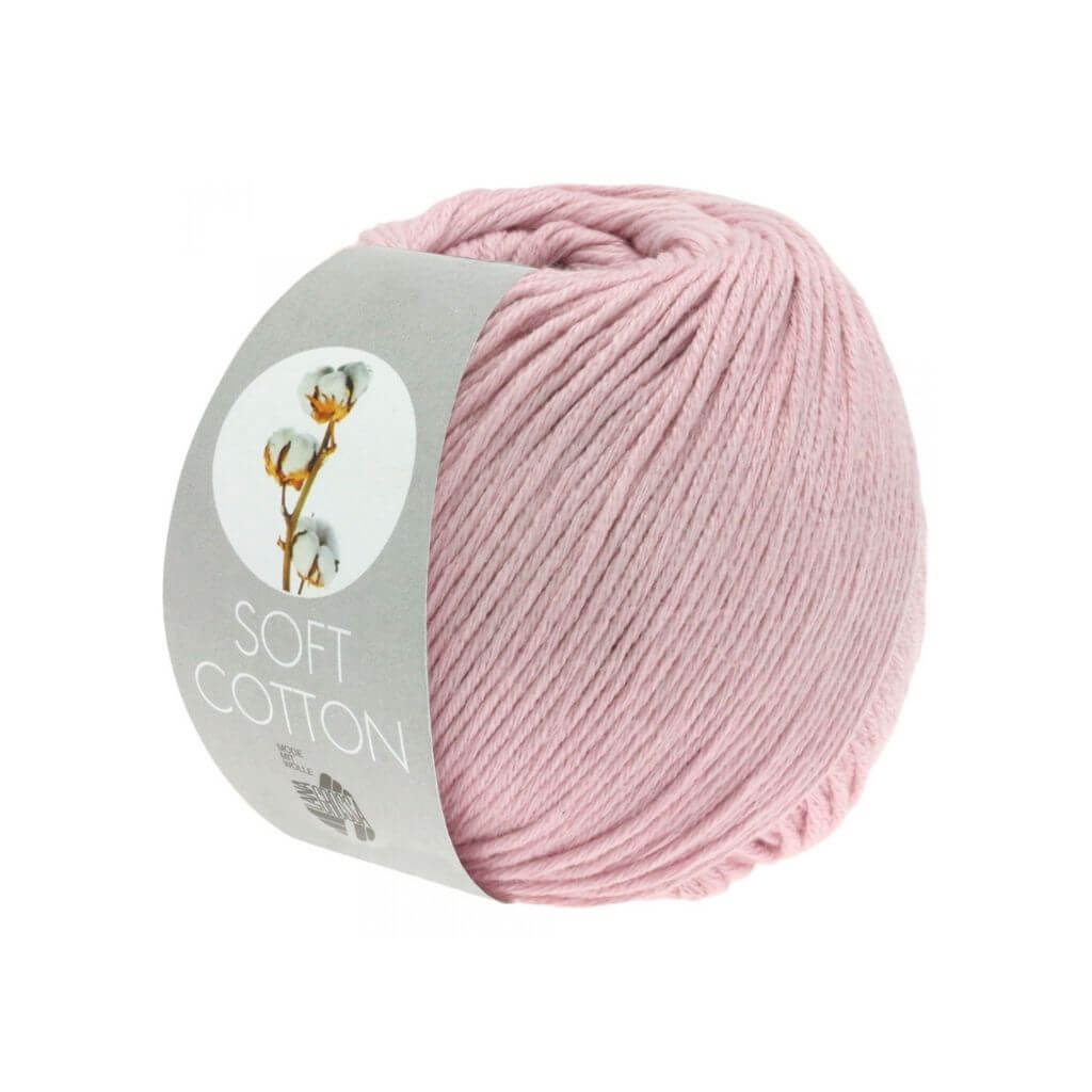 Lana Grossa 6 - Rosa Lana Grossa Soft Cotton 50 g Lieblingsgarn