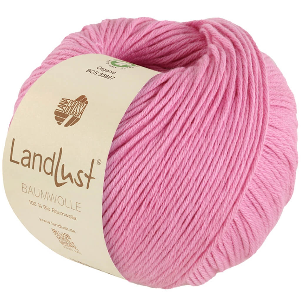 Lana Grossa 21 - Pink Lana Grossa Landlust Baumwolle GOTS Lieblingsgarn