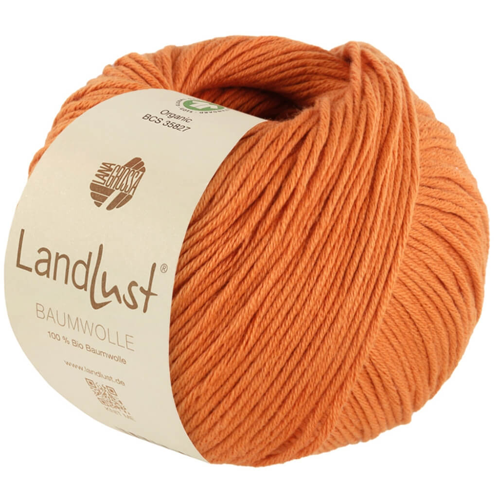 Lana Grossa 26 - Zimtorange Lana Grossa Landlust Baumwolle GOTS Lieblingsgarn