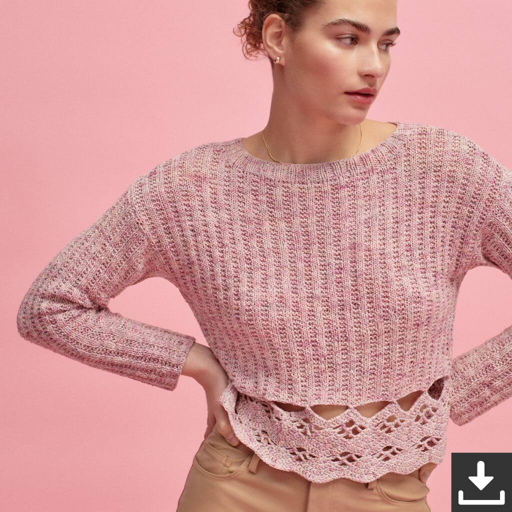 Landlust Sommerseide Pullover - Lana Grossa Classici 24 Modell 21 Lieblingsgarn