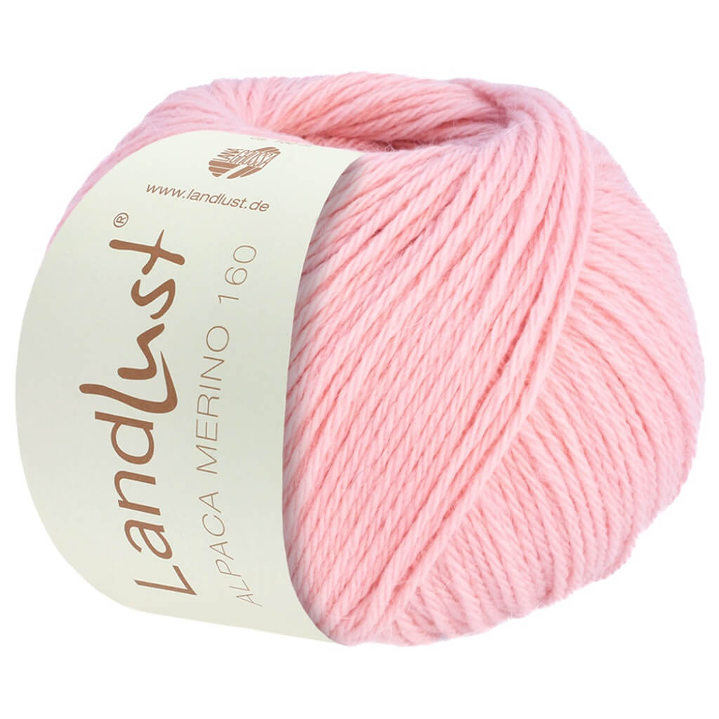 Lana Grossa Landlust Alpaka Merino 160 50 g 436 - Pastellrosa Lieblingsgarn
