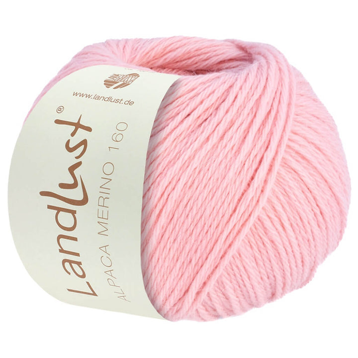 Lana Grossa Landlust Alpaka Merino 160 50 g 436 - Pastellrosa Lieblingsgarn